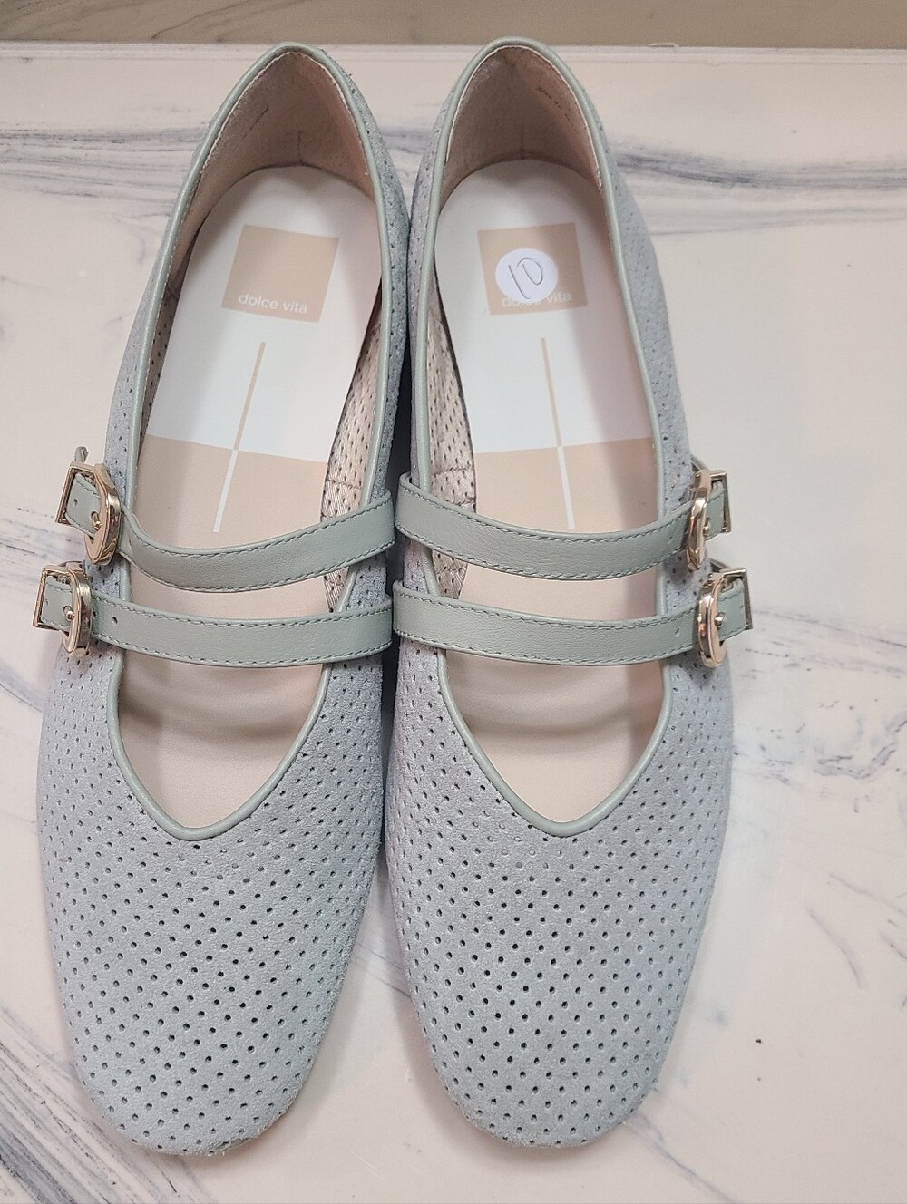 Dolce Vita Baylee Women's Stylish Trendy Popular Classy  Mint Green Flats Sz 10